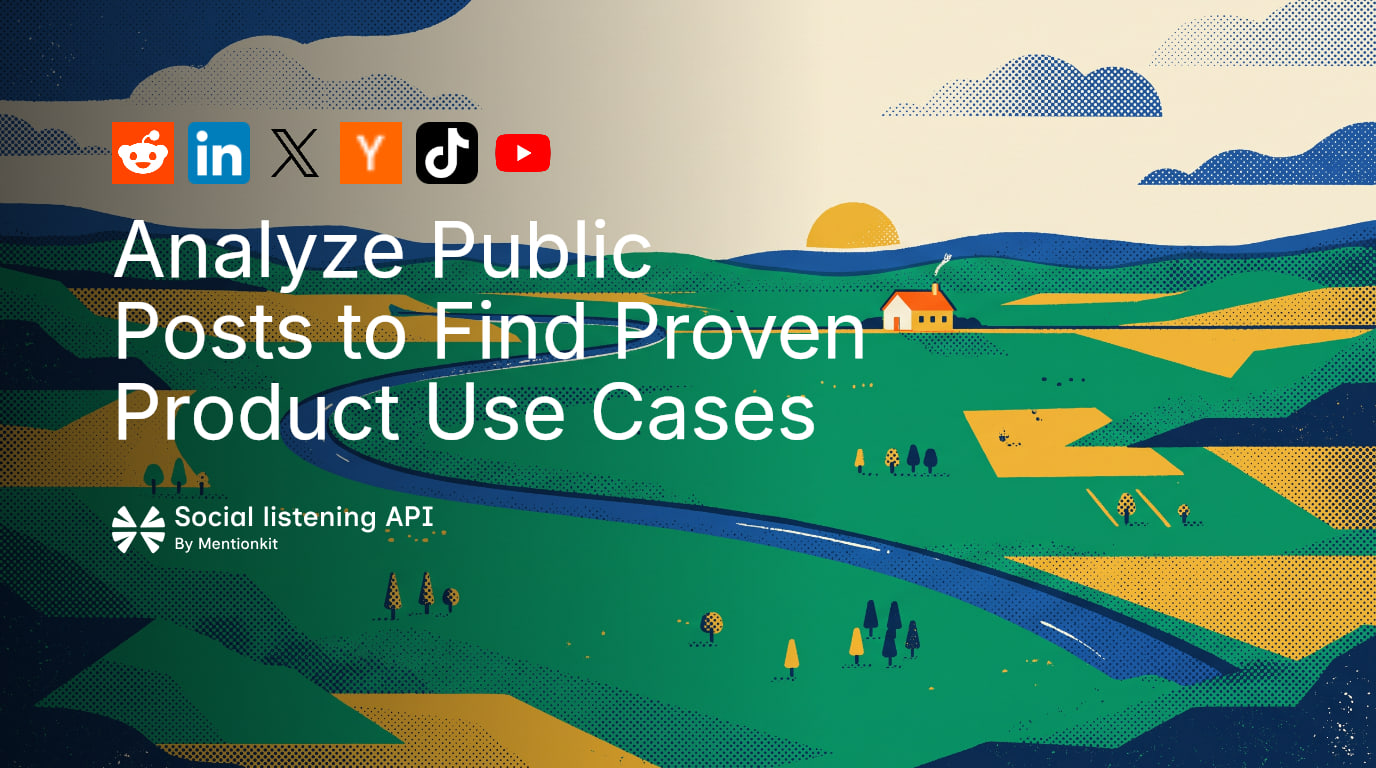 Analyze Public Posts for Product Use Cases