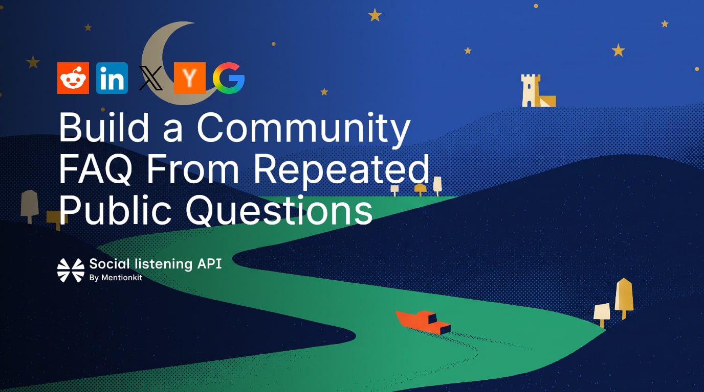 Build a Community FAQ From Public Questions