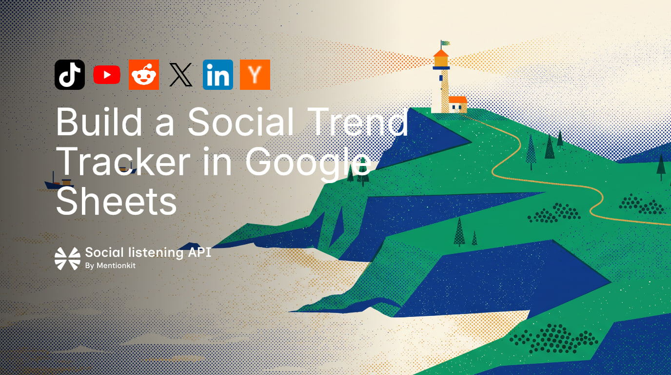Build a Social Trend Tracker in Google Sheets