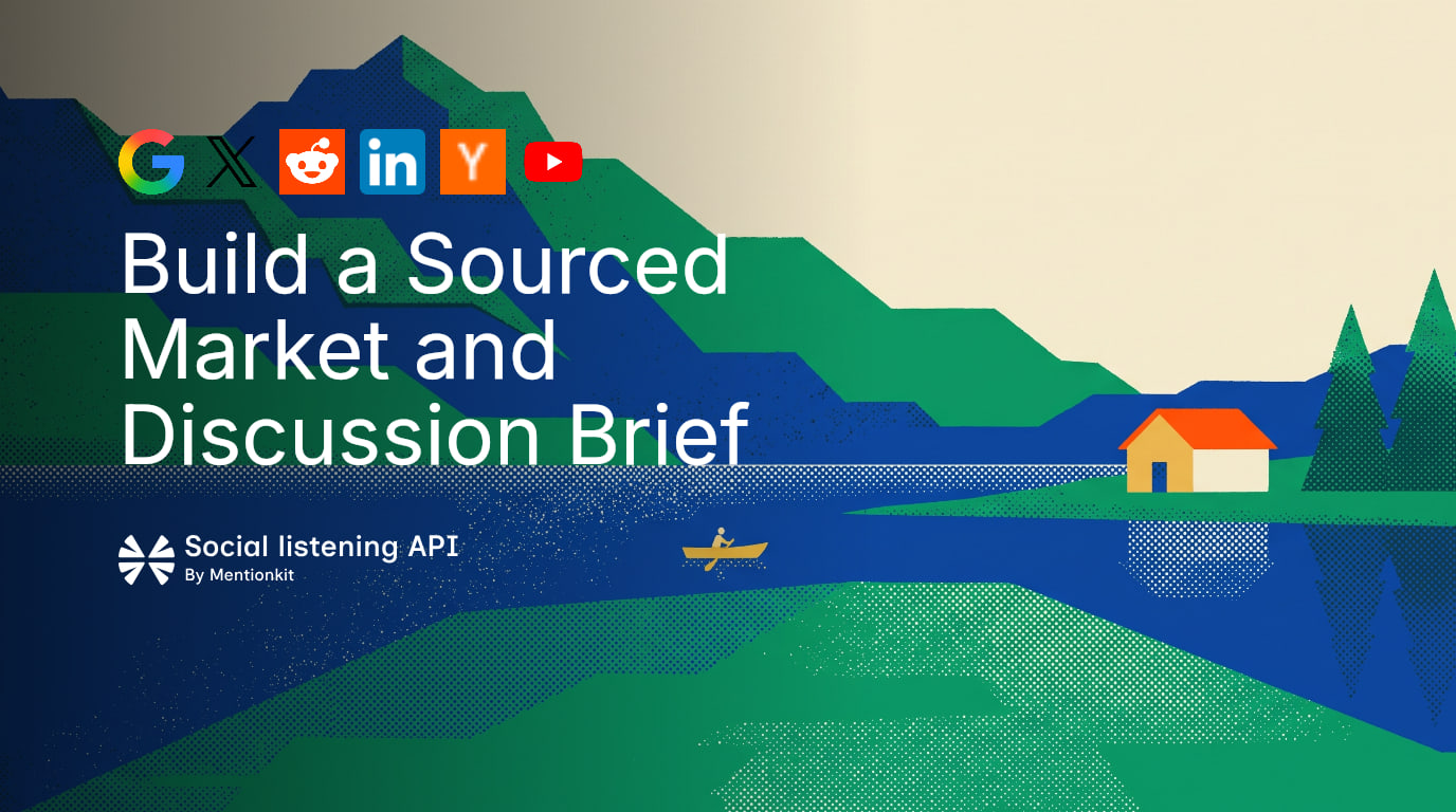 Build a Sourced Market and Discussion Brief