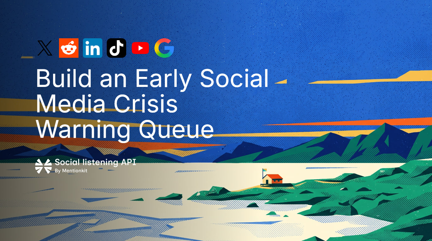 Build an Early Social Media Crisis Warning Queue
