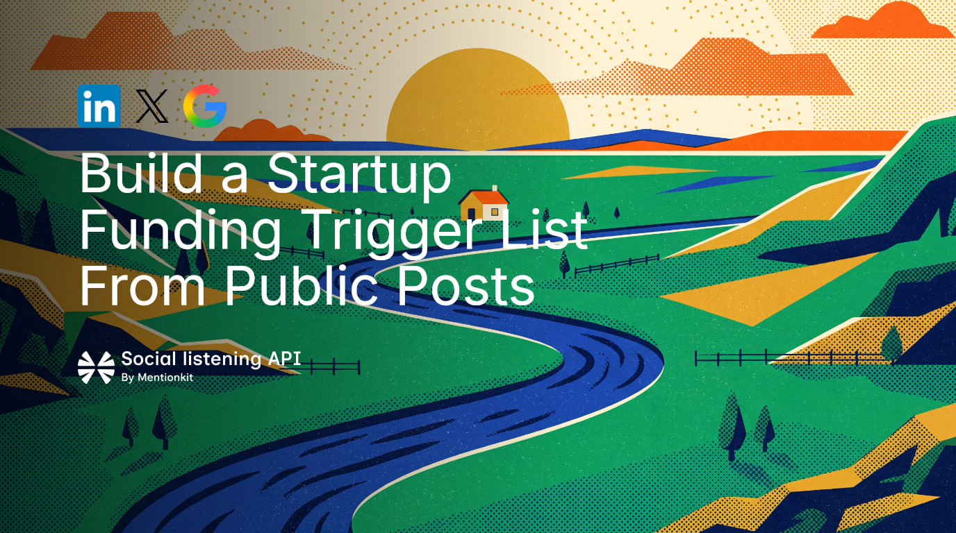 Build a Startup Funding Trigger List