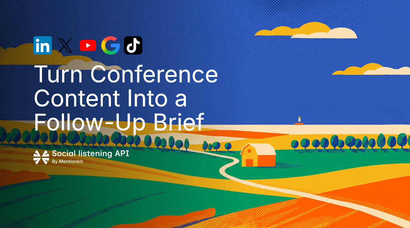 Turn Conference Content Into a Follow-Up Brief