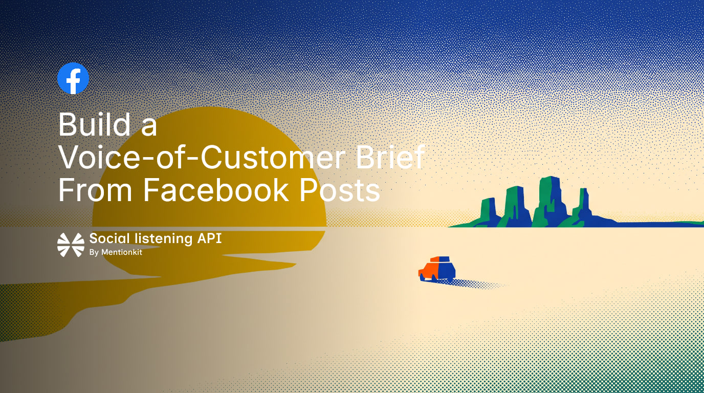 Build a Voice-of-Customer Brief From Facebook Posts