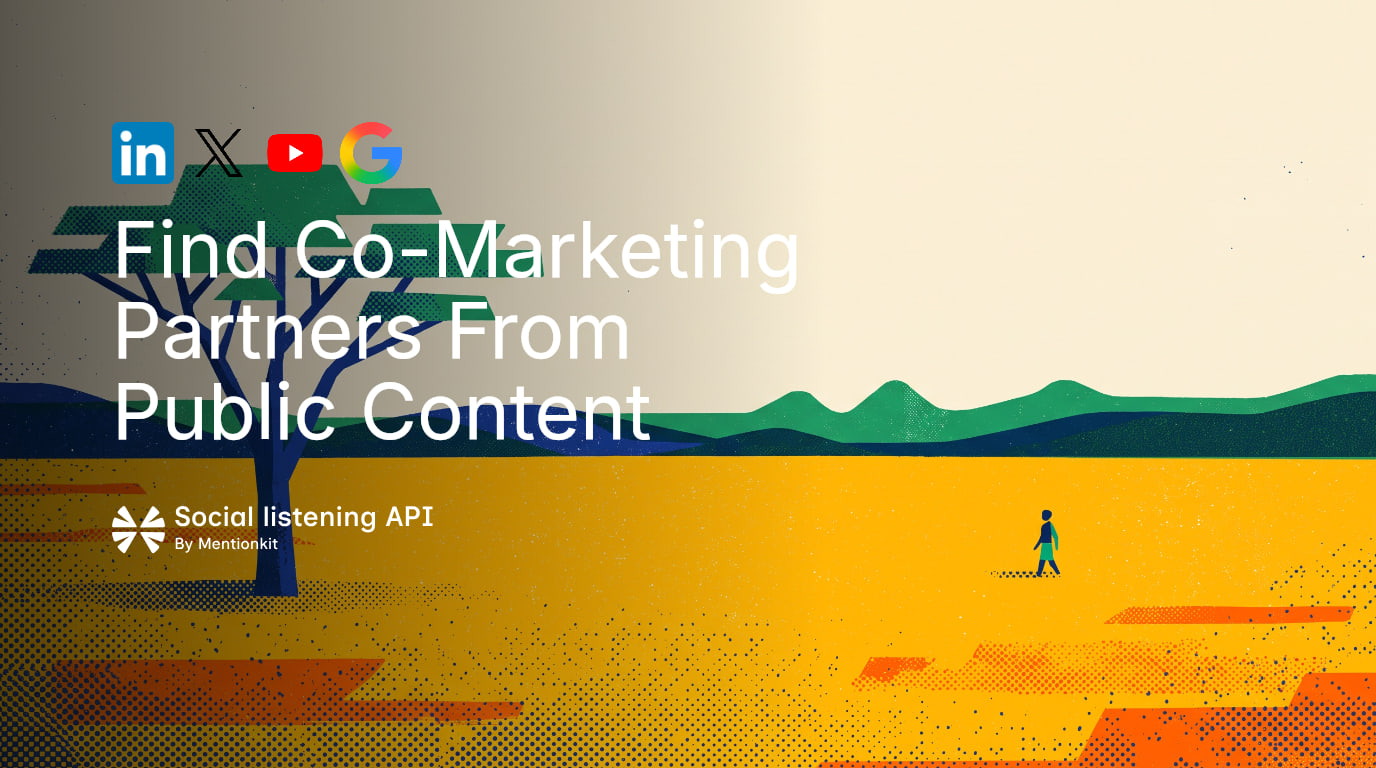 Find Co-Marketing Partners From Public Content