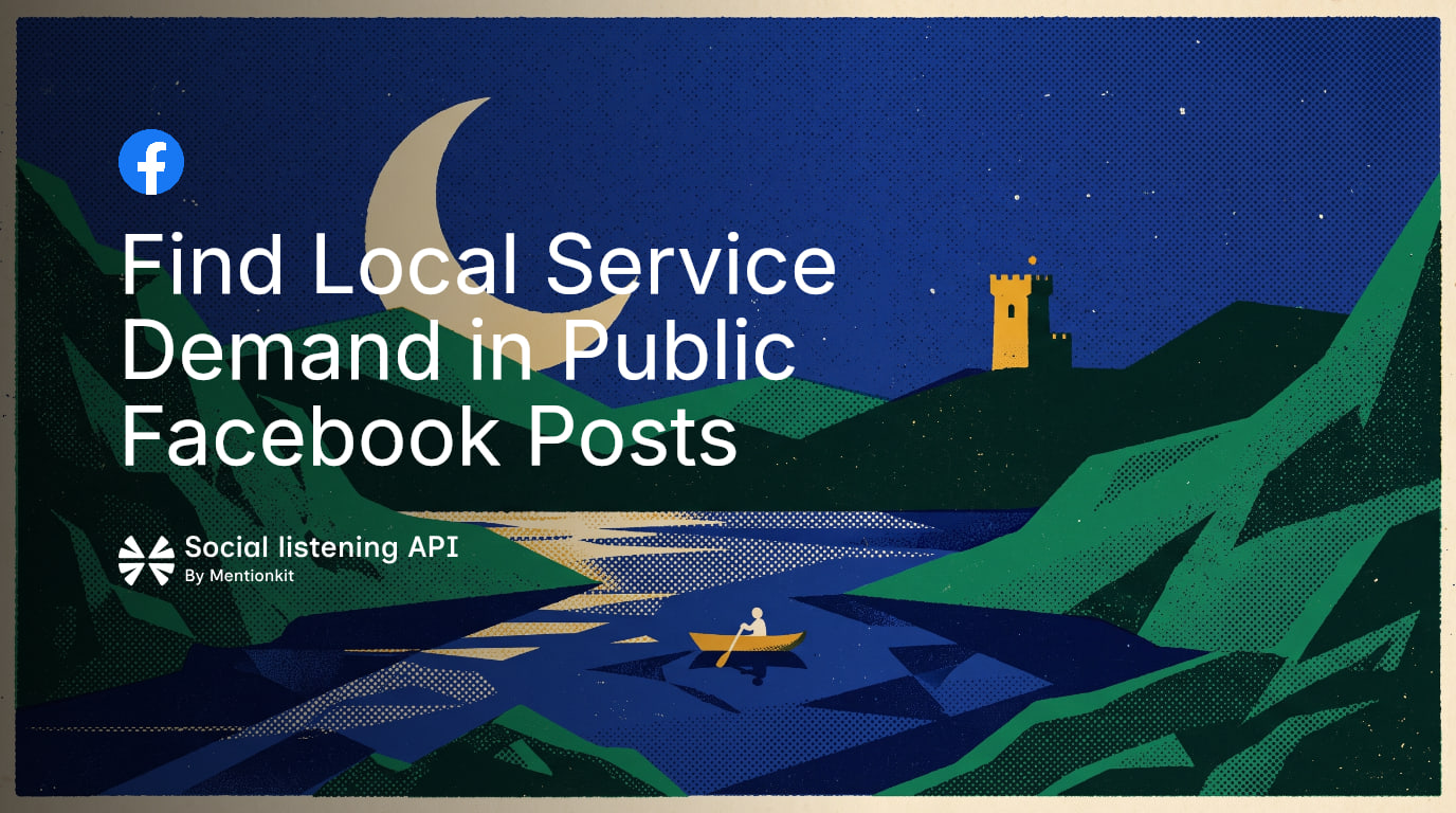 Find Local Service Demand in Public Facebook Posts