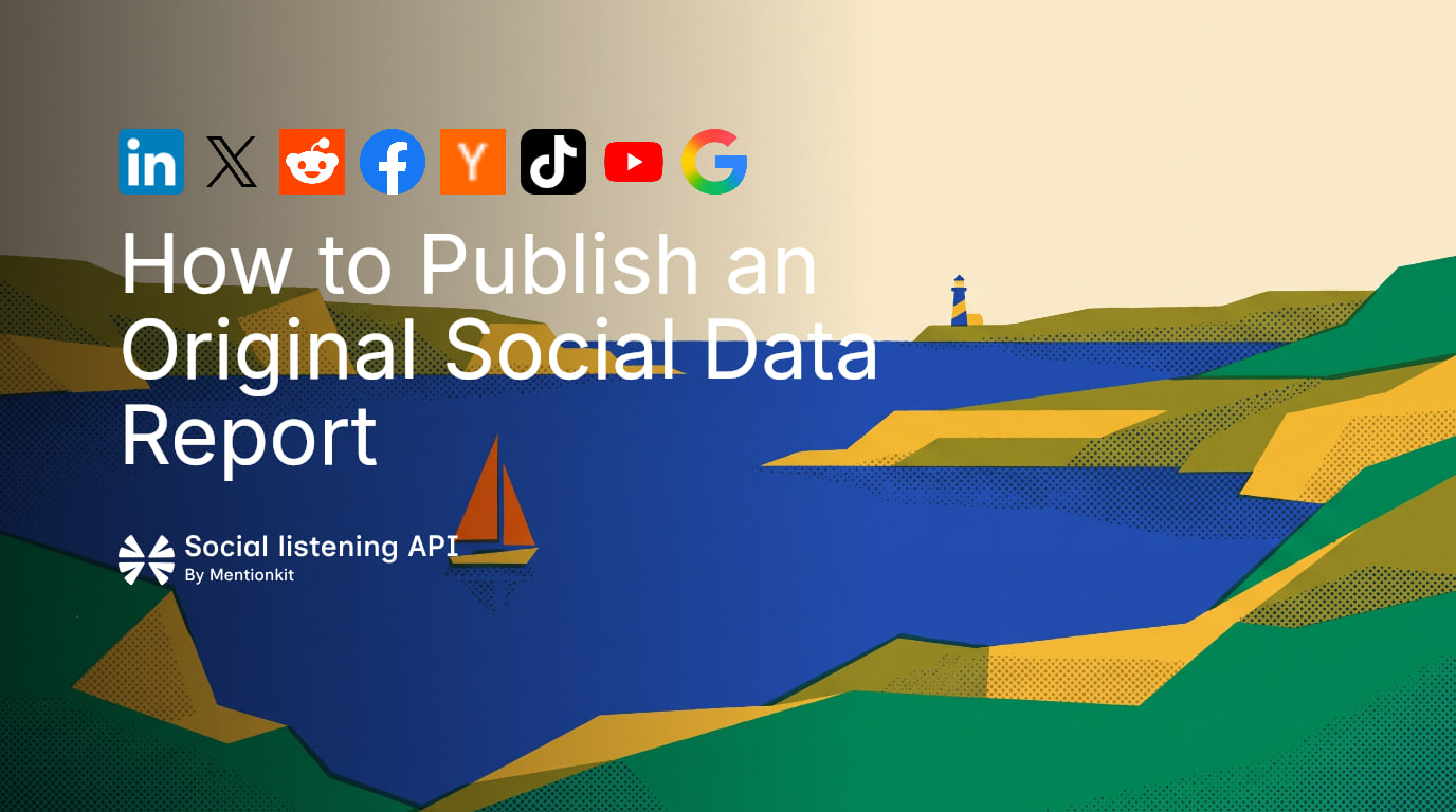 How to Publish an Original Social Data Report