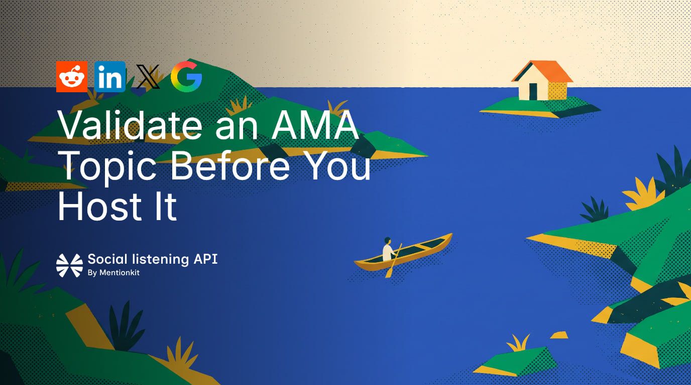 Validate an AMA Topic Before You Host It